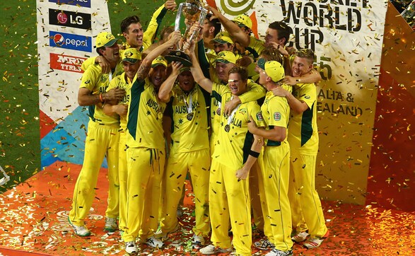 Let the party begin: Australia celebrate winning the World Cup... again Let the party begin: Australia celebrate winning the World Cup... again