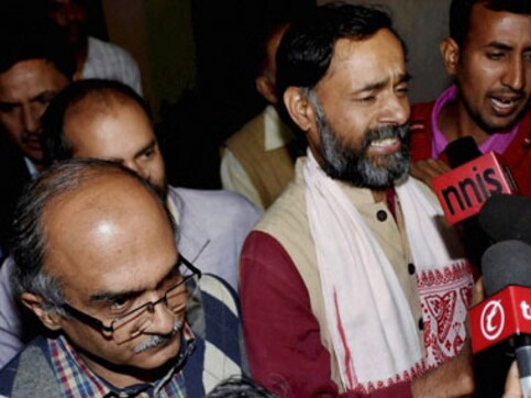 Yogendra Yadav, Prashant Bhushan worked for party's defeat in Delhi polls, claims AAP Yogendra Yadav, Prashant Bhushan worked for party's defeat in Delhi polls, claims AAP