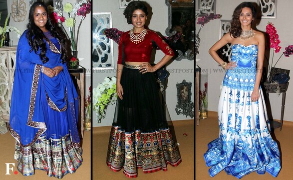 Arpita, Sunidhi Chauhan launch Falguni and Shane Peacock's bridal collection Arpita, Sunidhi Chauhan launch Falguni and Shane Peacock's bridal collection