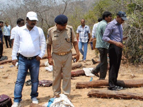 Incident where police had to open fire: Andhra govt justifies killing of red sander Incident where police had to open fire: Andhra govt justifies killing of red sander