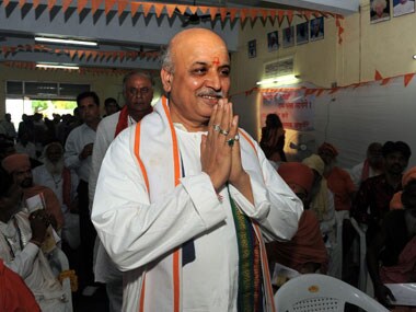 VHP leader Praveen Togadia. AFP