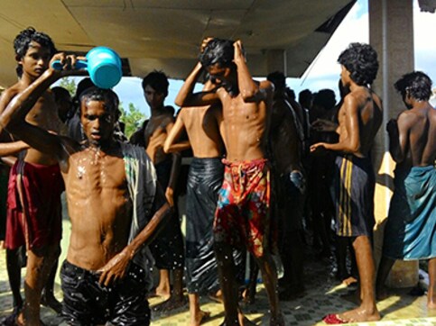 Myanmar navy carries out first rescue of migrant boat, says official Myanmar navy carries out first rescue of migrant boat, says official