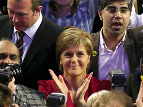 Scotland lion roars as Scottish National Party ousts Labour in historic poll result Scotland lion roars as Scottish National Party ousts Labour in historic poll result