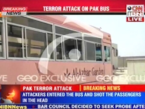 41 dead after gunmen open fire at bus in Karachi 41 dead after gunmen open fire at bus in Karachi