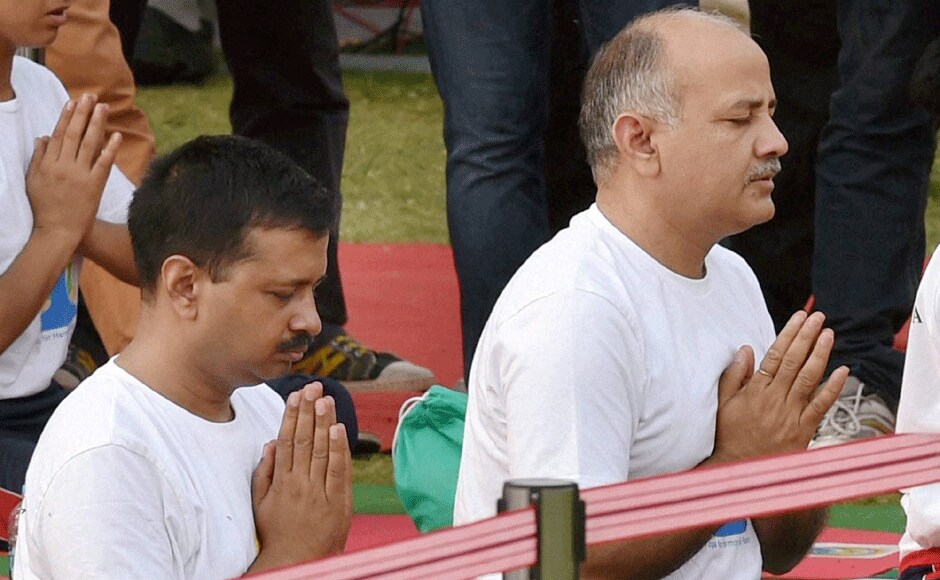 Also present for the event at Rajpath were New Delhi CM Arvind Kejriwal along with Manish Sisodia. PTI Also present for the event at Rajpath were New Delhi CM Arvind Kejriwal along with Manish Sisodia. PTI
