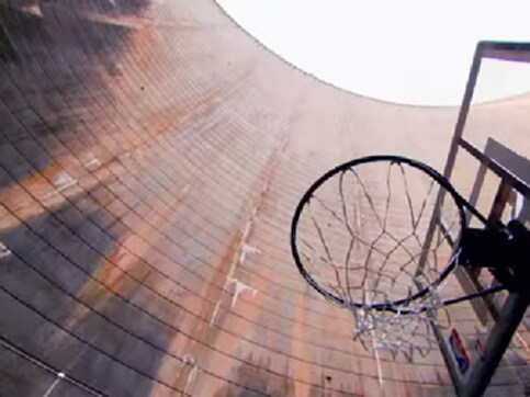 A 415-pointer: Trick-shot YouTube channel breaks world record for highest basketball shot A 415-pointer: Trick-shot YouTube channel breaks world record for highest basketball shot