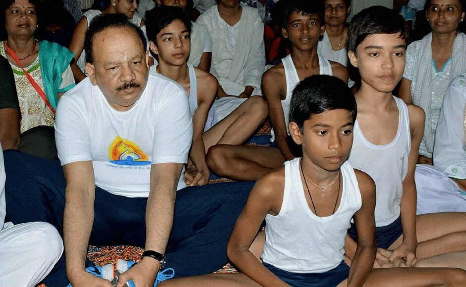 Also in West Bengal was Union Minister for Science and Technology and Earth Sciences Harsh Vardhan. He was at an event in West Midnapore. PTI Also in West Bengal was Union Minister for Science and Technology and Earth Sciences Harsh Vardhan. He was at an event in West Midnapore. PTI
