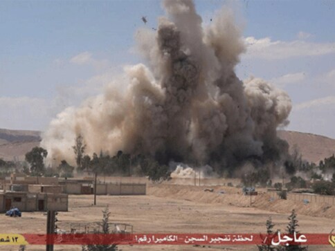 Syria: Islamic State militants destroy two ancient mausoleums in historic city of Palmyra