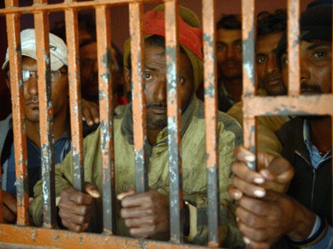 113 Indian fishermen released form Pakistan jails reach Gujarat 113 Indian fishermen released form Pakistan jails reach Gujarat