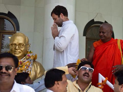 Bye bye Nehru, hello Ambedkar: What Rahul Gandhi was upto in Mhow Bye bye Nehru, hello Ambedkar: What Rahul Gandhi was upto in Mhow