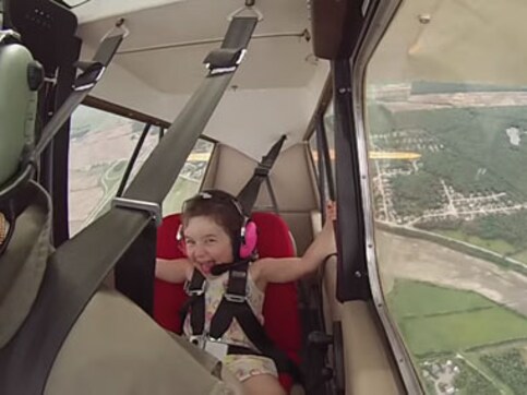 Viral video: This four-year-old girl's love for stunt flying will leave you in awe Viral video: This four-year-old girl's love for stunt flying will leave you in awe