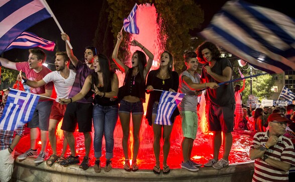 With 61% votes, Greece defies Europe: Says an overwhelming 'No' to more austerity With 61% votes, Greece defies Europe: Says an overwhelming 'No' to more austerity