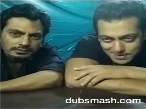 Check out Salman Khan and Nawazuddin Siddiqui's bromance in this dubsmash video Check out Salman Khan and Nawazuddin Siddiqui's bromance in this dubsmash video
