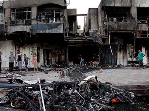 26 people killed in Baghdad market bombings; Islamic State actor suspected behind attack 26 people killed in Baghdad market bombings; Islamic State actor suspected behind attack