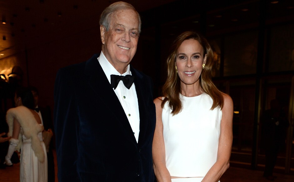 Charles Koch and his wife Elizabeth "Liz" Koch have a combined net worth of $47.4 billion. Charles Koch and his wife Elizabeth "Liz" Koch have a combined net worth of $47.4 billion.