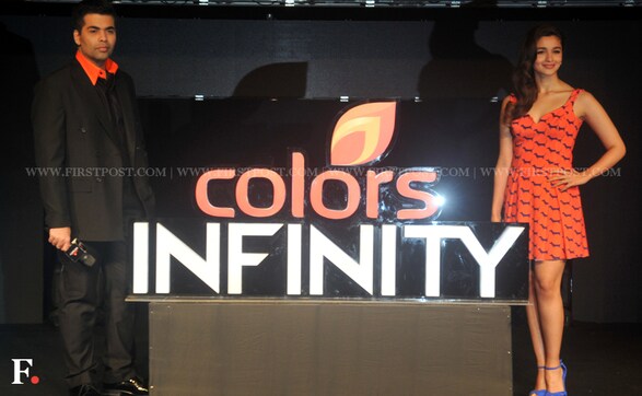 Alia Bhatt, Karan Johar launch two new Colors english channels Alia Bhatt, Karan Johar launch two new Colors english channels