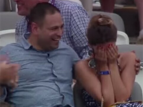 Watch: Root and Warner can't stop laughing during Lord's Test as fan finds 'invisible seats' Watch: Root and Warner can't stop laughing during Lord's Test as fan finds 'invisible seats'