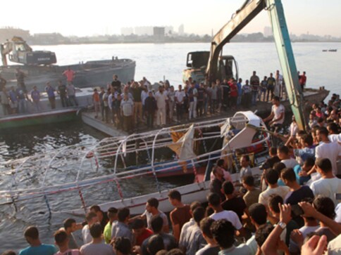 At least 18 dead as cargo ship collides with boat in Egypt