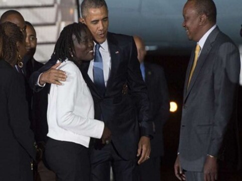 Return to homeland: US president Obama arrives in Kenya, reunites with father's family Return to homeland: US president Obama arrives in Kenya, reunites with father's family