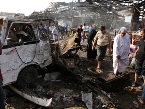 Truck bombing at Baghdad market kills 67; Islamic State claims responsibility Truck bombing at Baghdad market kills 67; Islamic State claims responsibility