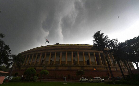 Heavy rains at Parliament as monsoon session heads for a close Heavy rains at Parliament as monsoon session heads for a close