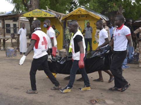 Market bomb attack kills 50 in northeastern Nigeria: Boko Haram suspected perpetrators Market bomb attack kills 50 in northeastern Nigeria: Boko Haram suspected perpetrators