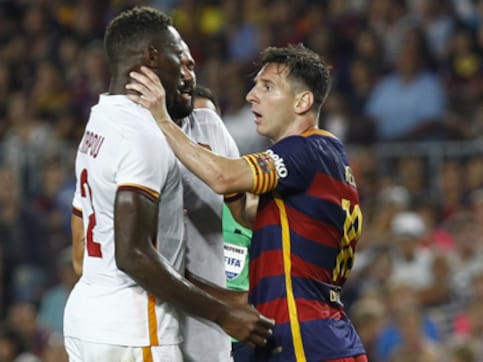 Unflappable Lionel Messi completely loses his cool in Barcelona 'friendly' Unflappable Lionel Messi completely loses his cool in Barcelona 'friendly'