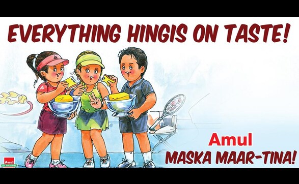 Amul gets in on US Open celebrations, dedicates latest advert to Hingis, Sania and Leander Amul gets in on US Open celebrations, dedicates latest advert to Hingis, Sania and Leander