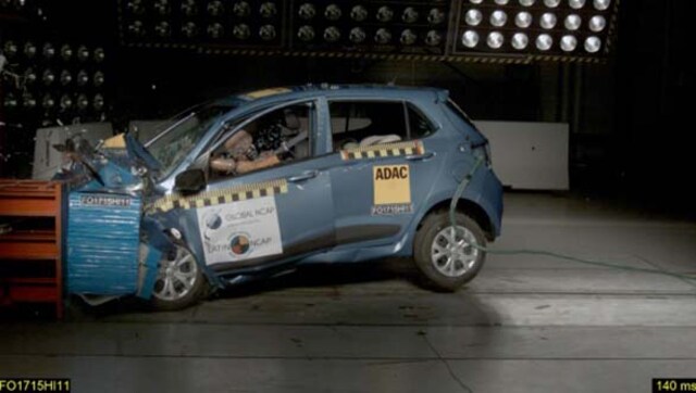 Indian made Hyundai Grand i10 scores a zero in the Latin NCAP crash test Indian made Hyundai Grand i10 scores a zero in the Latin NCAP crash test