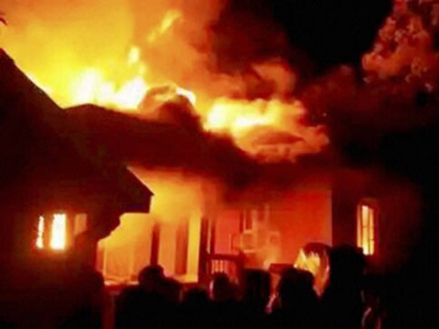 Manipur violence: Zonal education office set on fire in Churachandpur Manipur violence: Zonal education office set on fire in Churachandpur
