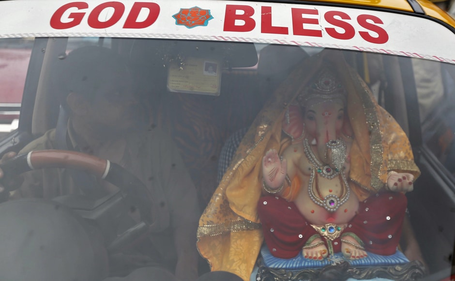 During the festival, the idols will be taken through the streets in a procession accompanied by dancing and singing, and will be immersed in a river or the sea in accordance with the Hindu faith. REUTERS/Shailesh Andrade During the festival, the idols will be taken through the streets in a procession accompanied by dancing and singing, and will be immersed in a river or the sea in accordance with the Hindu faith. REUTERS/Shailesh Andrade