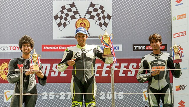 MMSC Race Fest 2015: Ananth Raj and Vishwadev Muraleedharan emerge as champions in the Suzuki Gixxer Cup MMSC Race Fest 2015: Ananth Raj and Vishwadev Muraleedharan emerge as champions in the Suzuki Gixxer Cup