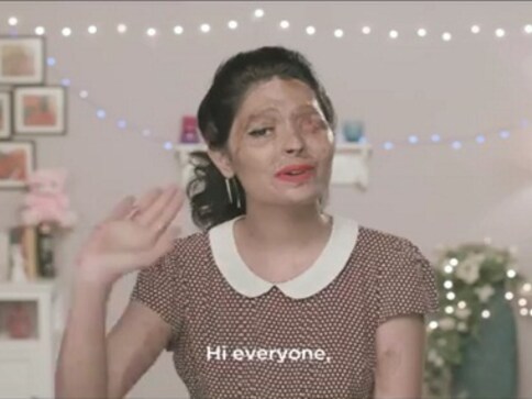 These acid attack victims film beauty tutorials in a bid to ban acid sale
