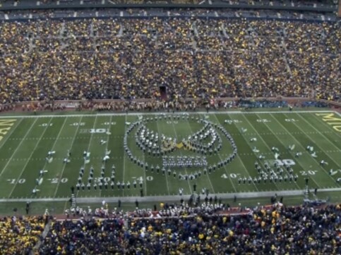 Marvelous: American university's marching band pays tribute to the Marvel universe Marvelous: American university's marching band pays tribute to the Marvel universe