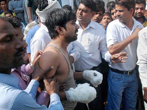 Rapid Action Force platoon deployed in Sunped after Faridabad Dalit burning incident Rapid Action Force platoon deployed in Sunped after Faridabad Dalit burning incident