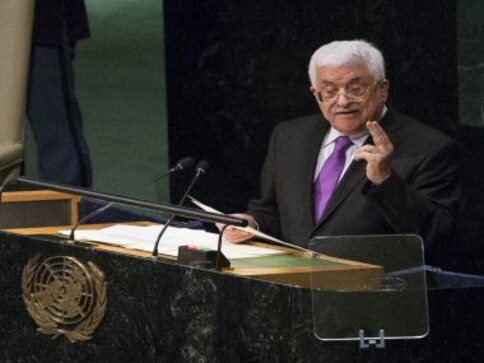 Palestinian President Mahmoud Abbas arrives in New Delhi on four-day visit