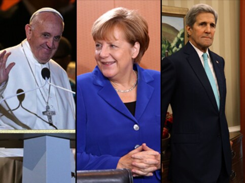 Pope Francis, John Kerry, Angela Merkel among contenders for Nobel Peace Prize Pope Francis, John Kerry, Angela Merkel among contenders for Nobel Peace Prize