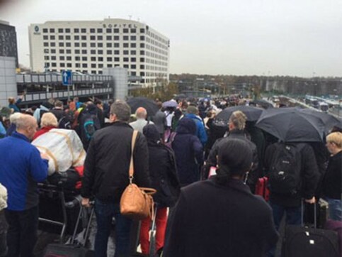 Terminal evacuated at Gatwick airport in London after security scare Terminal evacuated at Gatwick airport in London after security scare