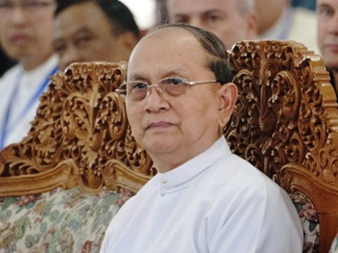 Myanmar elections: President Thein Sein pledges he will 'transfer power peacefully' to Suu Kyi's party Myanmar elections: President Thein Sein pledges he will 'transfer power peacefully' to Suu Kyi's party