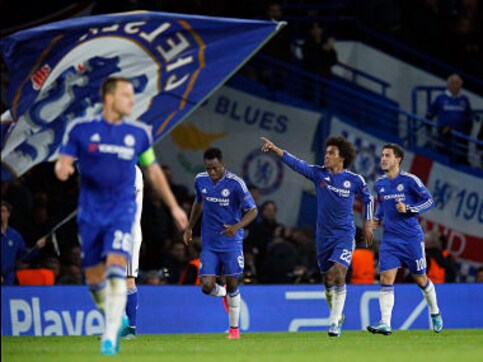 Champions League: Willian free kick gives Chelsea nervy win over Dynamo Champions League: Willian free kick gives Chelsea nervy win over Dynamo