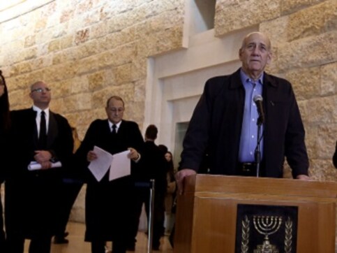 Israel's Supreme Court sentences ex-PM Ehud Olmert to jail for 18 months on bribery charge Israel's Supreme Court sentences ex-PM Ehud Olmert to jail for 18 months on bribery charge