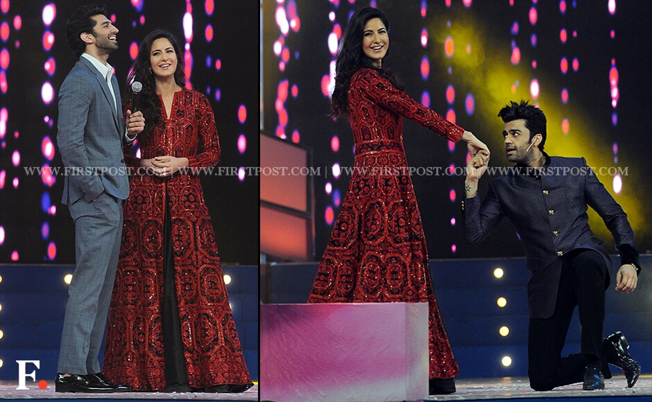 The cast of Fitoor, Katrina Kaif and Aditya Roy Kapur; Manish Paul being himself. Sachin Gokhale/Firstpost The cast of Fitoor, Katrina Kaif and Aditya Roy Kapur; Manish Paul being himself. Sachin Gokhale/Firstpost