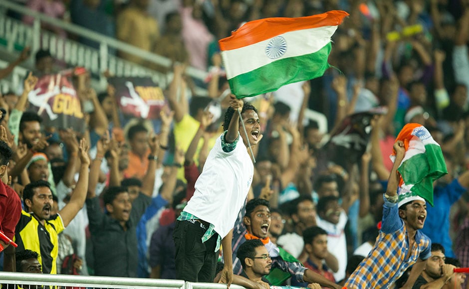 The Trivandrum International Stadium saw 40,500 fans in attendance. Photo Credit: WSG The Trivandrum International Stadium saw 40,500 fans in attendance. Photo Credit: WSG