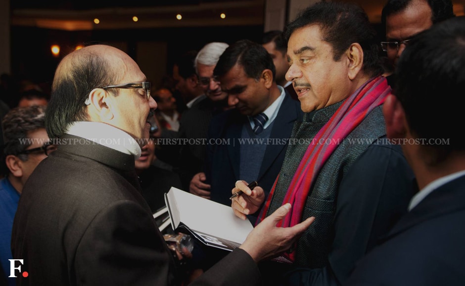 Amar Singh in conversation with Shatrughan Sinha at the book launch. Naresh Sharma/Firstpost Amar Singh in conversation with Shatrughan Sinha at the book launch. Naresh Sharma/Firstpost