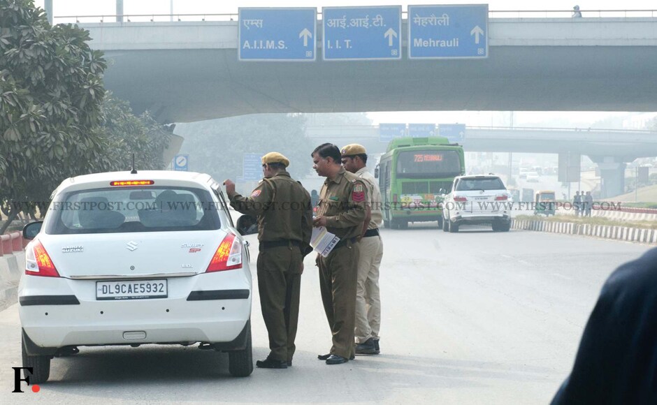Delhi police commissioner BS Bassi has also appeared to people to follow the restrictions. Image: Naresh Sharma/Firstpost Delhi police commissioner BS Bassi has also appeared to people to follow the restrictions. Image: Naresh Sharma/Firstpost