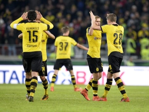 Borussia Dortmund, Werder Bremen reach German Cup semis with 3-1 wins Borussia Dortmund, Werder Bremen reach German Cup semis with 3-1 wins