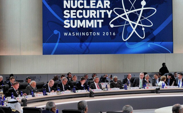 Prime Minister Narendra Modi during opening plenary of the Nuclear Security Summit. PTI Prime Minister Narendra Modi during opening plenary of the Nuclear Security Summit. PTI