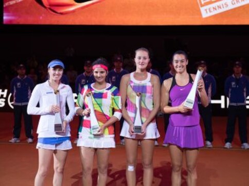 Top seeds Sania Mirza and Martina Hingis fall in final at Stuttgart Top seeds Sania Mirza and Martina Hingis fall in final at Stuttgart