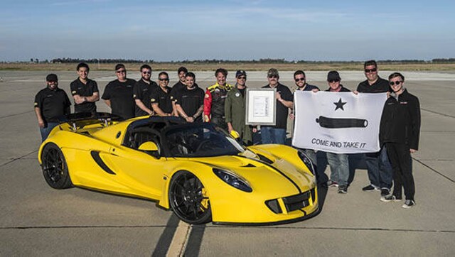 Hennessey Venom GT Spyder at 427kmph is the world's fastest convertible Hennessey Venom GT Spyder at 427kmph is the world's fastest convertible