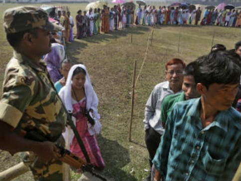 Assam Assembly polls 2016: 20 percent votes cast in initial hours of voting Assam Assembly polls 2016: 20 percent votes cast in initial hours of voting